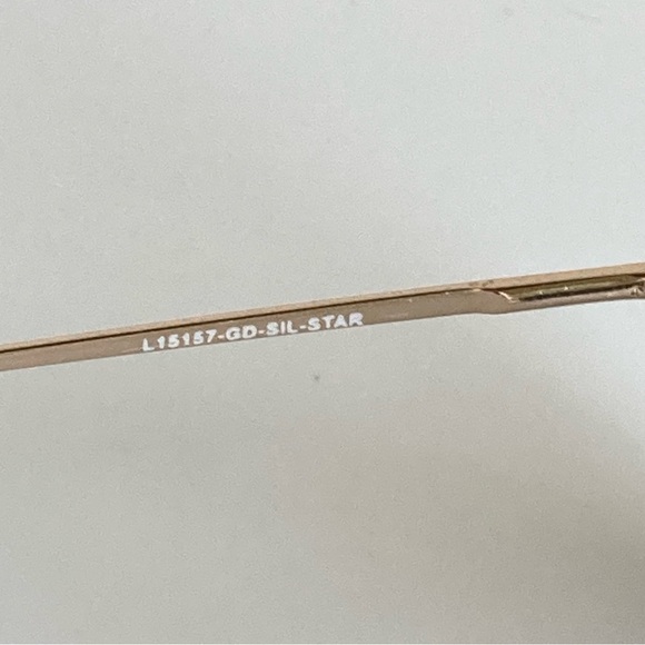 Free People Starry Eyed Aviator sunglasses Color: Gold / black - Picture 8 of 12